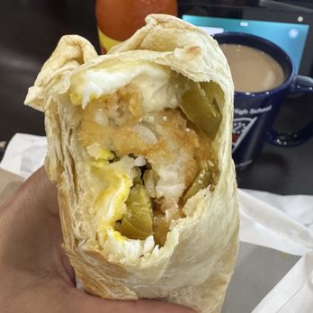 Bad-Ass Breakfast Burritos - See how you can make out every ingredient not a jumble the mess - Breakfast & Brunch Near Me - Gilbert, Arizona