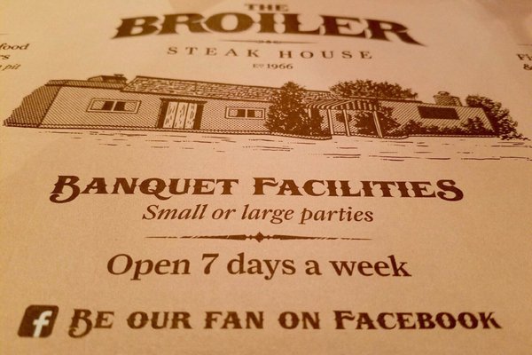 Menu photo 7 Broiler Steak House Redwood Valley, CA Menu photo 7 Broiler Steak House Redwood Valley, CA