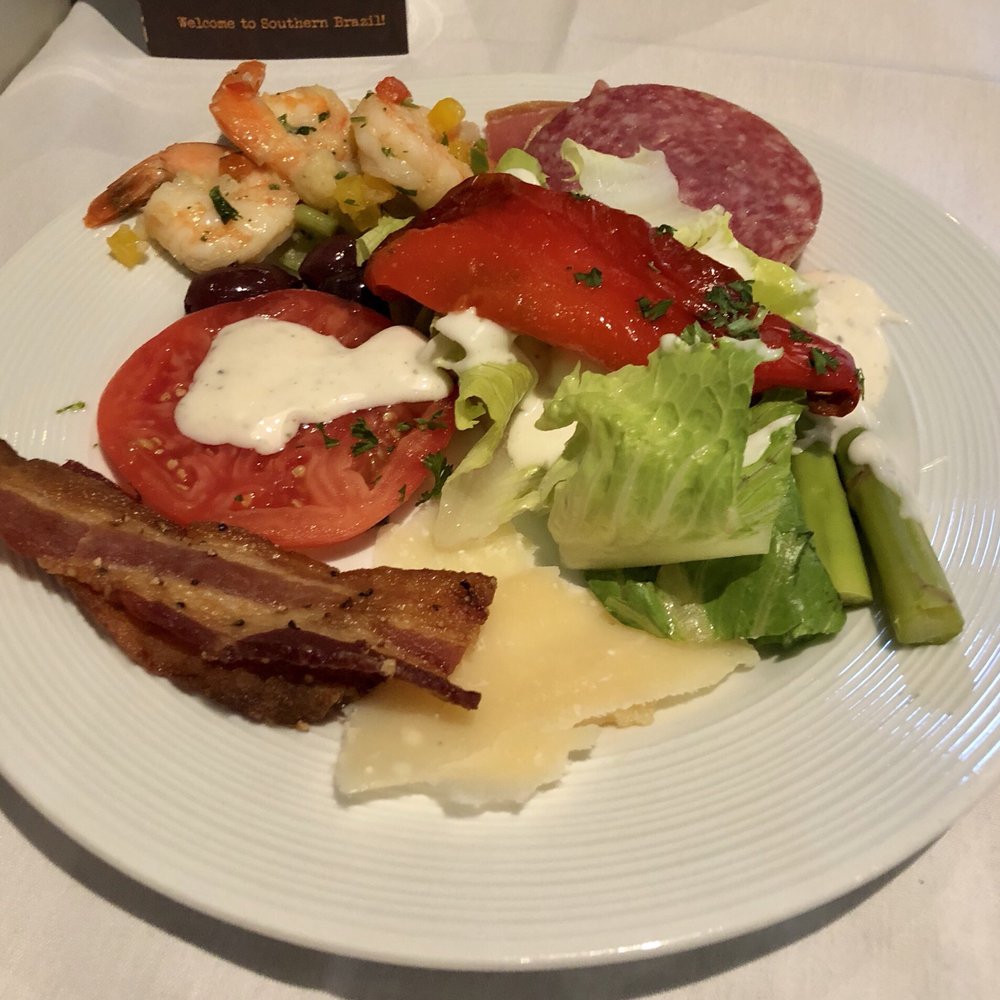 Terra Gaucha - Nice healthy start to a deliciously decadent meal! Great variety of tasty items on the buffet bar. - Brazilian Near Me - Tampa, Florida Terra Gaucha - Nice healthy start to a deliciously decadent meal! Great variety of tasty items on the buffet bar. - Brazilian Near Me - Tampa, Florida