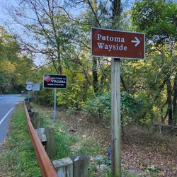 Here, we're on our way back. See VA sign see Potoma Wayside sign which is different than the Google Name and address of Potomac Wayside