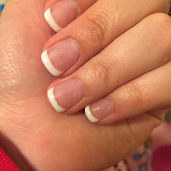 Crystal Nails & Spa - A Pink and white fill done earlier today. - Nail Salons Near Me - Fairport, New York