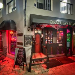 Dracula's Legacy Wine Bar - Outdoor facade and entrance