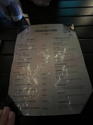 Menu photo 1 Prohibition Lounge Norman, OK Menu photo 1 Prohibition Lounge Norman, OK