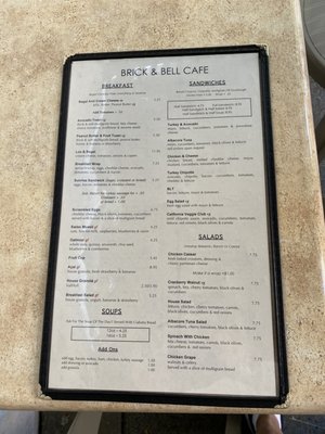 Menu photo 6 Brick & Bell Cafe La Jolla, CA