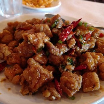 Lao Sze Chuan - Tony's Chicken with Three Chilis. - Szechuan Near Me - Chicago, Illinois