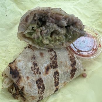 Sonoratown - Burrito 2.0. The mesquite grilled beef and handmade flour tortilla are delicious! - Mexican Near Me - Los Angeles, California Sonoratown - Burrito 2.0. The mesquite grilled beef and handmade flour tortilla are delicious! - Mexican Near Me - Los Angeles, California