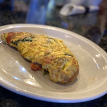 Kim & Patty's Cafe - Mediterranean Omelet- one of my Gotos. It come With toast Hash browns or a few other options which I don't go with. - Breakfast & Brunch Near Me - McHenry, Illinois