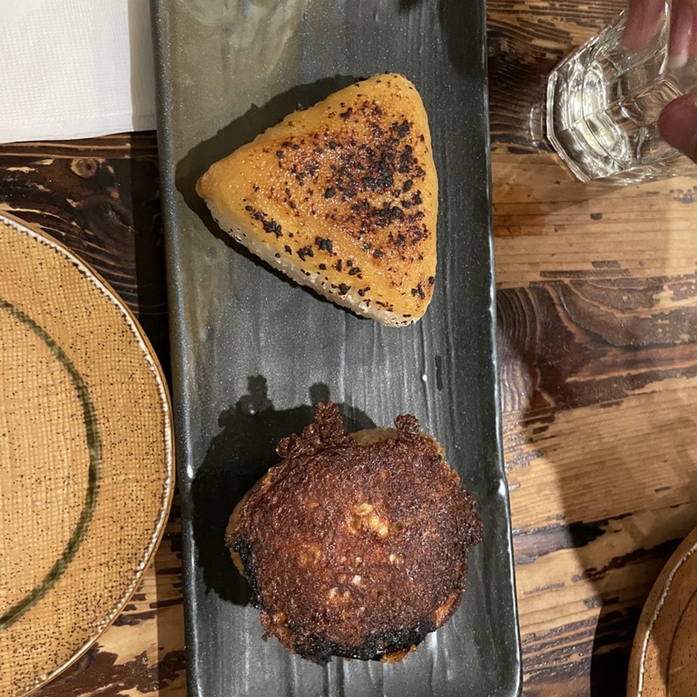 Onibaba - sweet miso and cheese grilled onigiri - Japanese Near Me - Seattle, Washington Onibaba - sweet miso and cheese grilled onigiri - Japanese Near Me - Seattle, Washington