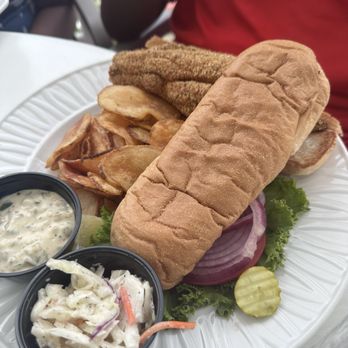 Rick's Café Boatyard - Catfish sandwich - American Near Me - Indianapolis, Indiana Rick's Café Boatyard - Catfish sandwich - American Near Me - Indianapolis, Indiana