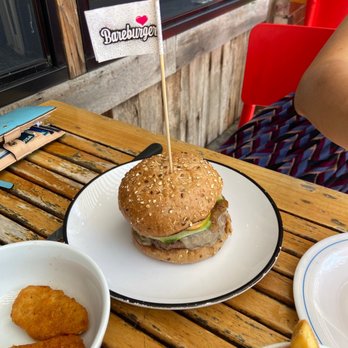 Bareburger - Mt Kisco - Burger w cucumber, pickles and house sauce - Burgers Near Me - Mount Kisco, New York