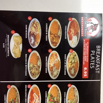 El Gallo Bravo - Breakfast plates menu - Tacos Near Me - Hesperia, California