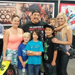 Meeting Danny Trejo with the family. He's really nice!