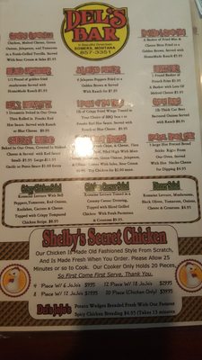 Menu photo 4 Del's Somers, MT Menu photo 4 Del's Somers, MT