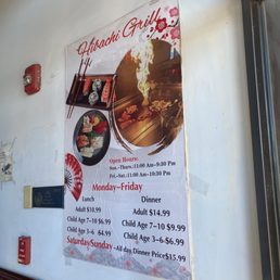 Prices for buffet
