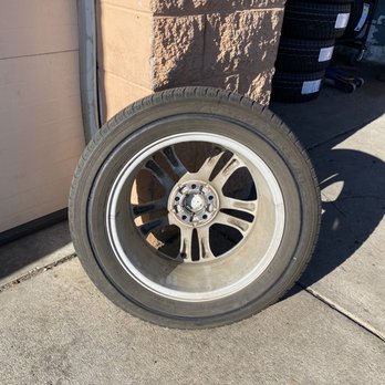 Groove Ford - Piece of metal rubbing against tire causing tire pop. - Car Dealers Near Me - Centennial, Colorado Groove Ford - Piece of metal rubbing against tire causing tire pop. - Car Dealers Near Me - Centennial, Colorado