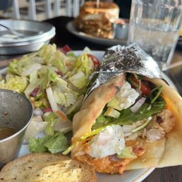 Grilled Chicken Naan