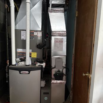 Retro HVAC Service & Installation - Unit bigger then we agreed on bc of the giant filter can barely open bathroom door. - Heating & Air Conditioning/HVAC Near Me