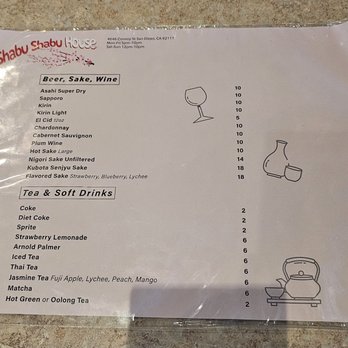 Shabu Shabu House - New menu June 2025 back - Japanese Near Me - San Diego, California Shabu Shabu House - New menu June 2025 back - Japanese Near Me - San Diego, California