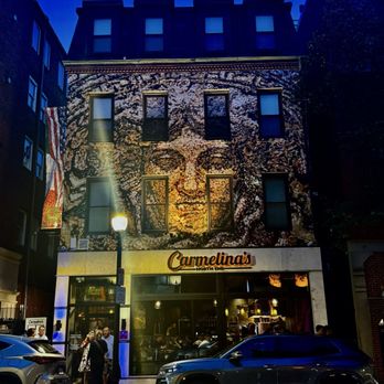 Carmelina's - Entrance at night - Italian Near Me - Boston, Massachusetts