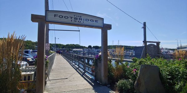 Boothbay Harbor Footbridge by null