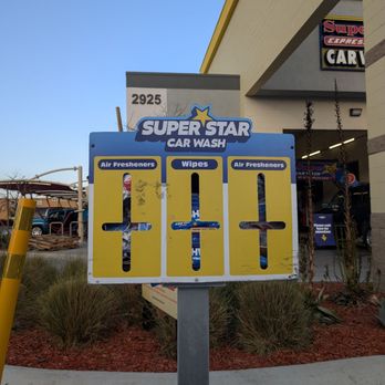Super Star Car Wash - Main St & 7th Ave - Grabbing your shine cloth and air freshener is now self-serve before you enter the bay. Don't be greedy. - Car Wash Near Me - Chula Vista, California Super Star Car Wash - Main St & 7th Ave - Grabbing your shine cloth and air freshener is now self-serve before you enter the bay. Don't be greedy. - Car Wash Near Me - Chula Vista, California