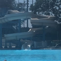Garden City Community Pool - Cool waterslide