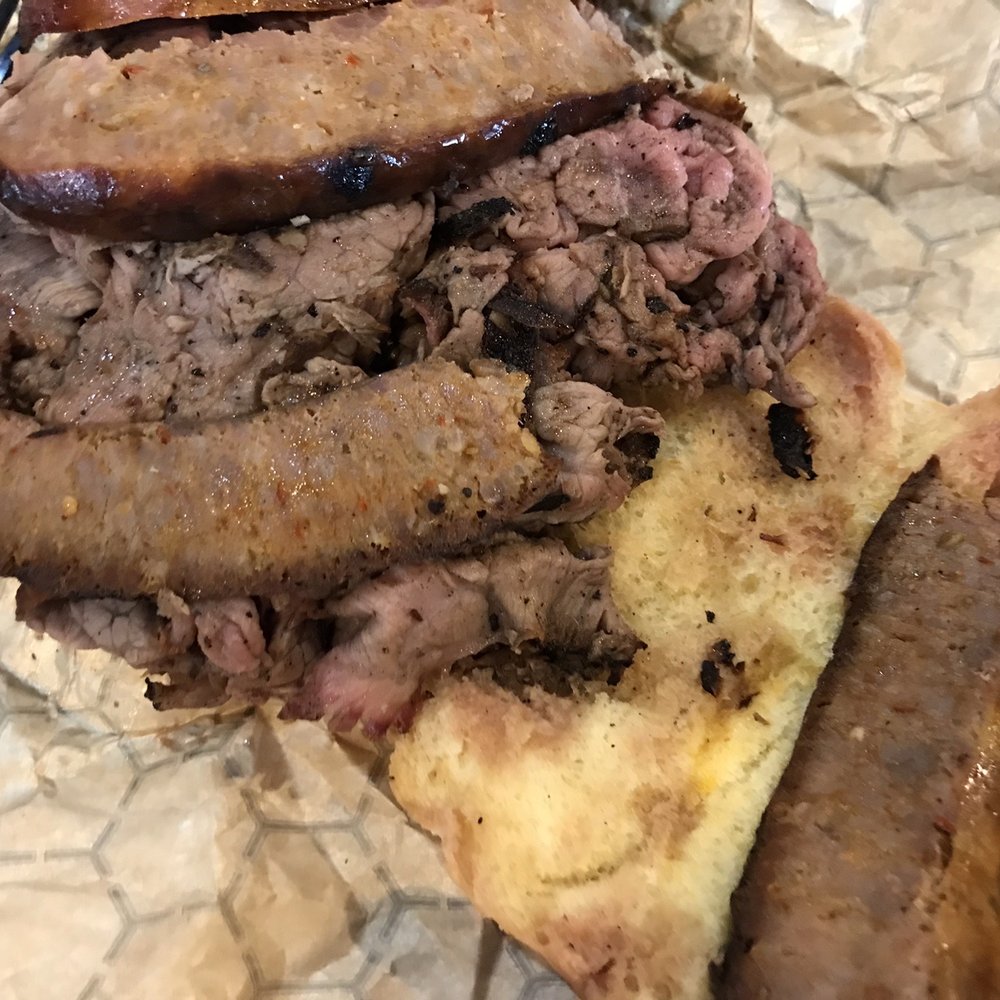 Chaps Pit Beef - Pit beef ordered rare. It wasn't. The sausage I asked to be on the side was thrown on the sandwich and not worth an extra $3 - Sandwiches Near Me - Aberdeen, Maryland
