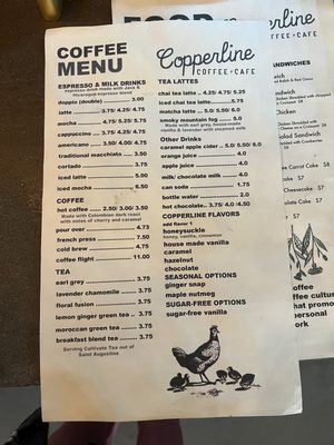 Menu photo 3 Copperline Coffee and Cafe Port Orange, FL