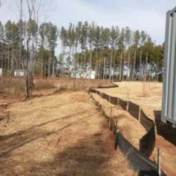 Sweetwater Grading Solutions - Silt fence installation