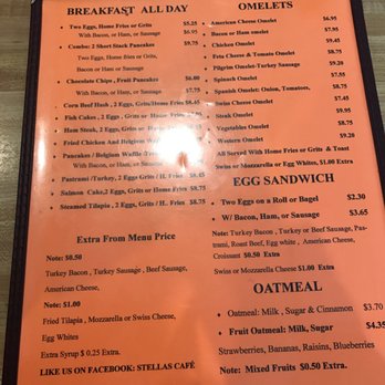 Stella's Cafe - Breakfast All Day menu - Breakfast & Brunch Near Me - Hempstead, New York