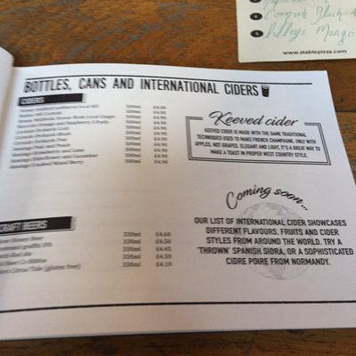 Menu photo 6 The Stable Bath, BAS Menu photo 6 The Stable Bath, BAS