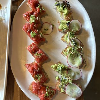 Bamboo Sushi - Tuna and avocado crispy rice - Sushi Bars Near Me - Portland, Oregon Bamboo Sushi - Tuna and avocado crispy rice - Sushi Bars Near Me - Portland, Oregon