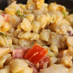 Mallory's Restaurant & Rooftop Bar - Shrimp Lobster Mac  with gruyere