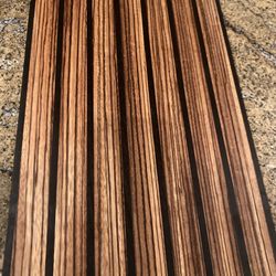 Balfour Woodworking - Cutting board made from zebra wood and wenge.