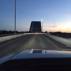 Popps Ferry Bridge - Bridge is up!!!