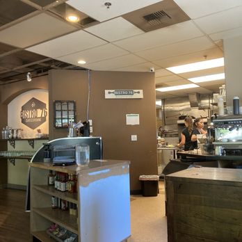 Bistro 76 Cafe & Catering - Look into the kitchen from our table - Breakfast & Brunch Near Me - Edmonds, Washington