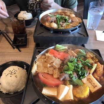 Boiling Point - beef pot and house special in the back - Taiwanese Near Me - Tukwila, Washington