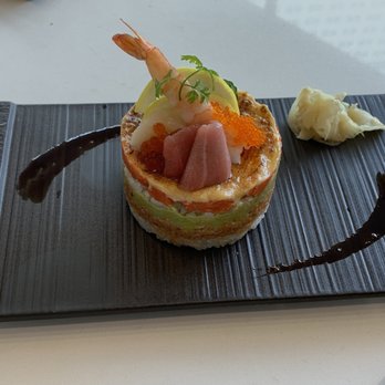 Miku - Aburi Chirashi tart - Japanese Near Me - Vancouver, British Columbia