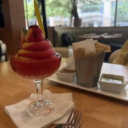 Soft serve margaritas & chips Soft serve margaritas & chips
