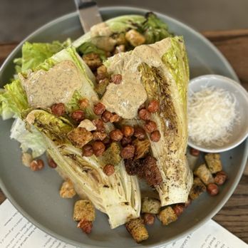 Blossom and Root Kitchen - Grilled Caesar Salad - Vegan Near Me - Danville, California Blossom and Root Kitchen - Grilled Caesar Salad - Vegan Near Me - Danville, California