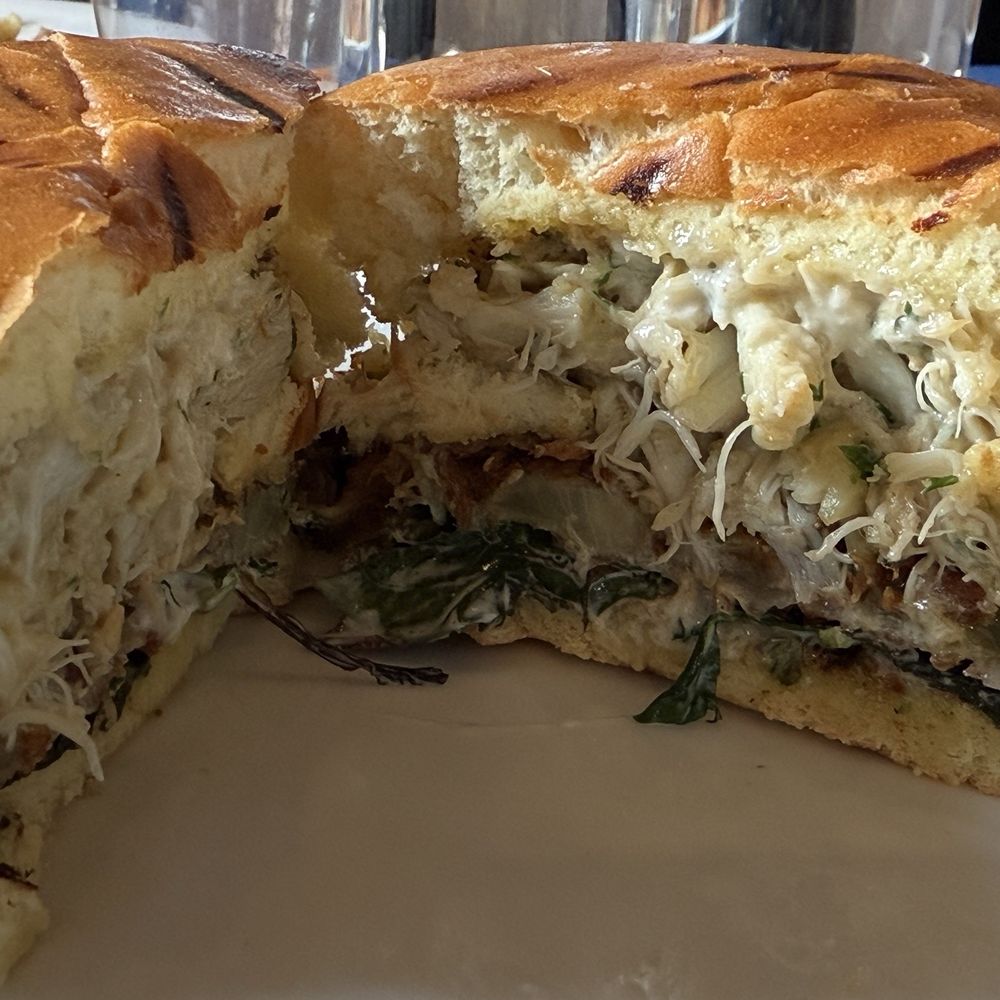 Ampersea - Crab sandwhich. I cut it so you can see the meat - New American Near Me - Baltimore, Maryland Ampersea - Crab sandwhich. I cut it so you can see the meat - New American Near Me - Baltimore, Maryland