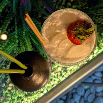 AnQi Bistro - Lychee Cloud Mocktail - Asian Fusion Near Me - Costa Mesa, California