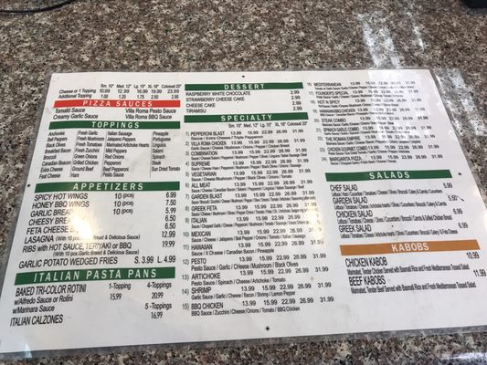 Menu photo 4 Villa Roma Pizza Castro Valley, CA Menu photo 4 Villa Roma Pizza Castro Valley, CA