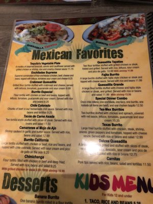 Menu photo 3 Tequila's Nashville, TN