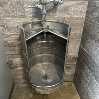 Cape Charles Brewing Company - The strangest bathroom fixture I've seen...but pretty cool.... - Breweries Near Me - Cape Charles, Virginia Cape Charles Brewing Company - The strangest bathroom fixture I've seen...but pretty cool.... - Breweries Near Me - Cape Charles, Virginia