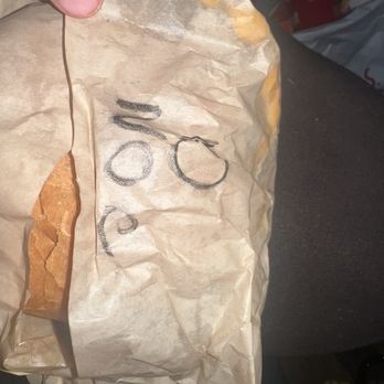 Baker's Drive-Thru - Literally asked for no cheese they even marked it but still put cheese - Burgers Near Me - Ontario, California