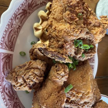 Haberdish - Half Chicken and waffle-I was sharing! - Southern Near Me - Charlotte, North Carolina Haberdish - Half Chicken and waffle-I was sharing! - Southern Near Me - Charlotte, North Carolina