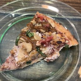 Raspberry flatbread. Very interesting and a lot going on.