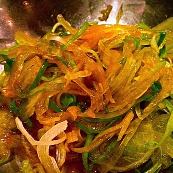 Honey Pig - I loved these. I believe they are fermented green onions. - Korean Near Me - Duluth, Georgia