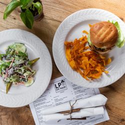 LP On Main - LP Salad & Bison Burger
